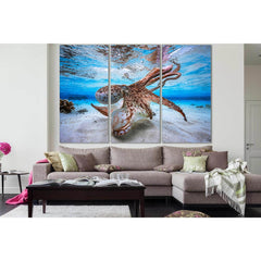 Octopus Underwater World №SL1021 Ready to Hang Canvas PrintCanvas art arrives ready to hang, with hanging accessories included and no additional framing required. Every canvas print is hand-crafted, made on-demand at our workshop and expertly stretched ar