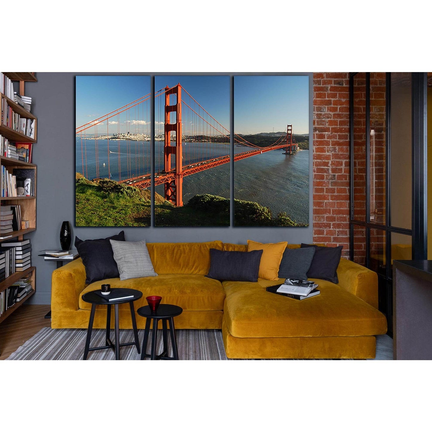 Golden Gate Bridge San Francisco №SL1091 Ready to Hang Canvas PrintCanvas art arrives ready to hang, with hanging accessories included and no additional framing required. Every canvas print is hand-crafted, made on-demand at our workshop and expertly stre