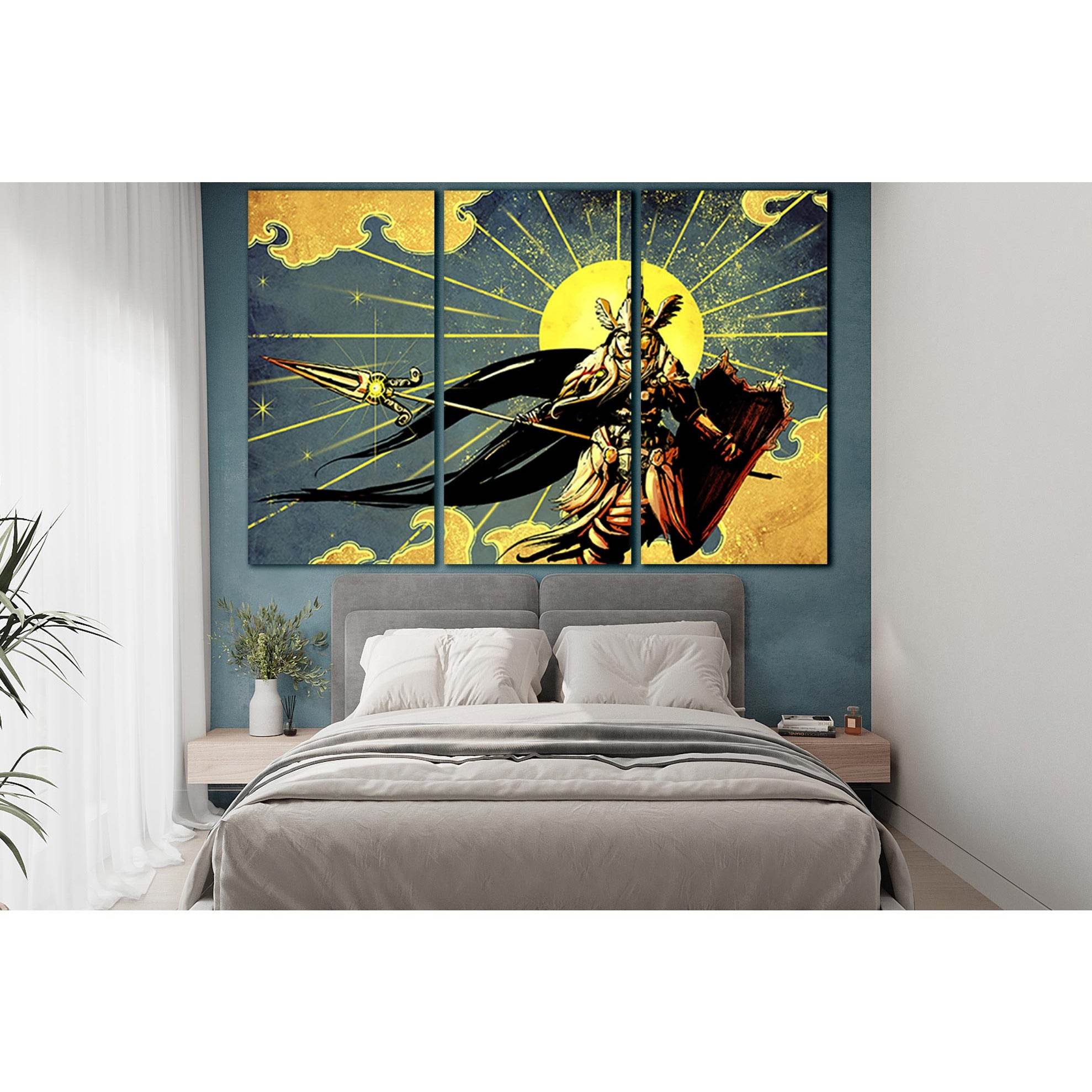 Beautiful Female Warrior №SL1229 Ready to Hang Canvas PrintCanvas art arrives ready to hang, with hanging accessories included and no additional framing required. Every canvas print is hand-crafted, made on-demand at our workshop and expertly stretched ar