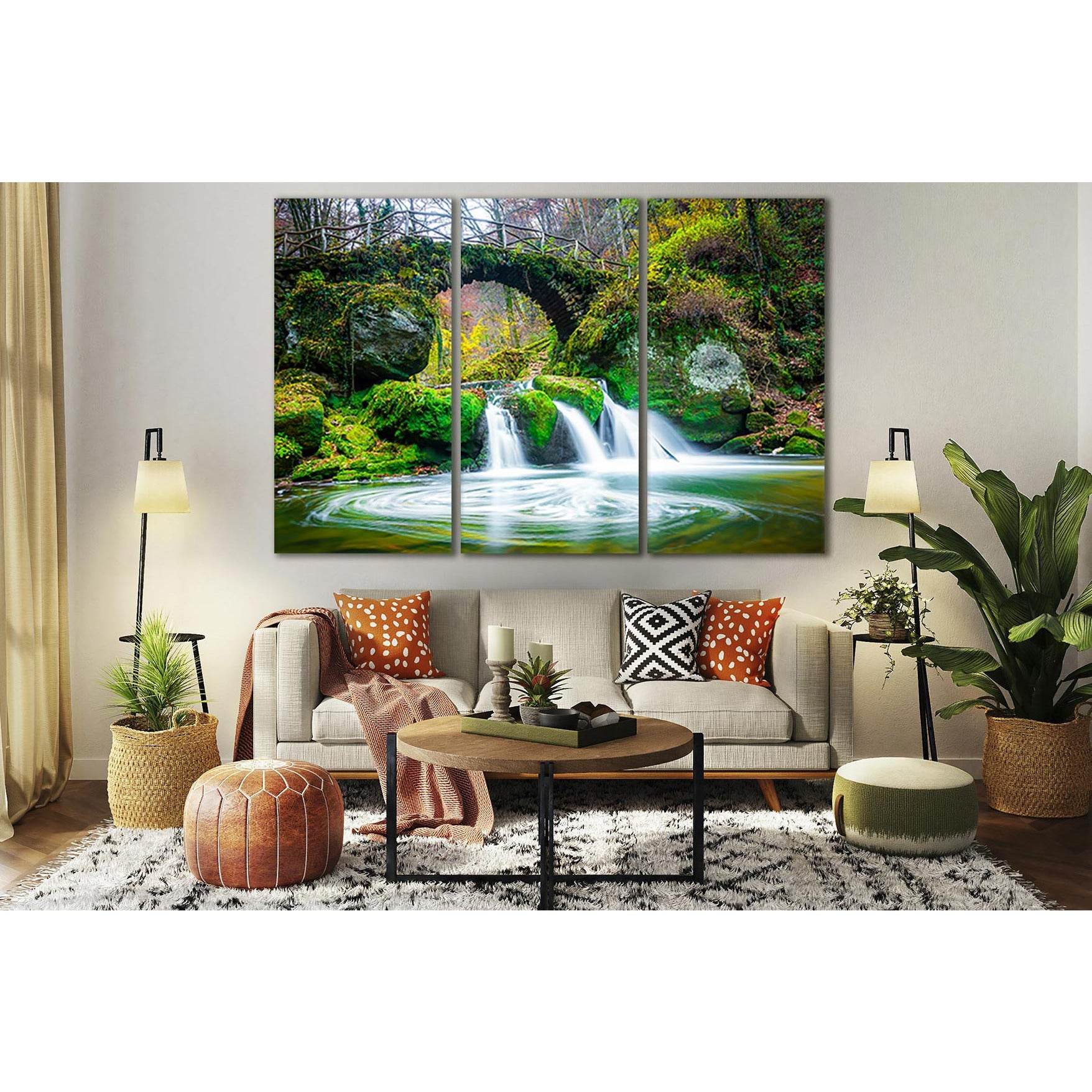 Mullerthal Region Luxembourg Waterfall №SL463 Ready to Hang Canvas PrintCanvas art arrives ready to hang, with hanging accessories included and no additional framing required. Every canvas print is hand-crafted, made on-demand at our workshop and expertly