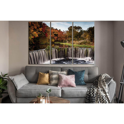 Waterfall In Autumn Day №SL1488 Ready to Hang Canvas PrintCanvas art arrives ready to hang, with hanging accessories included and no additional framing required. Every canvas print is hand-crafted, made on-demand at our workshop and expertly stretched aro