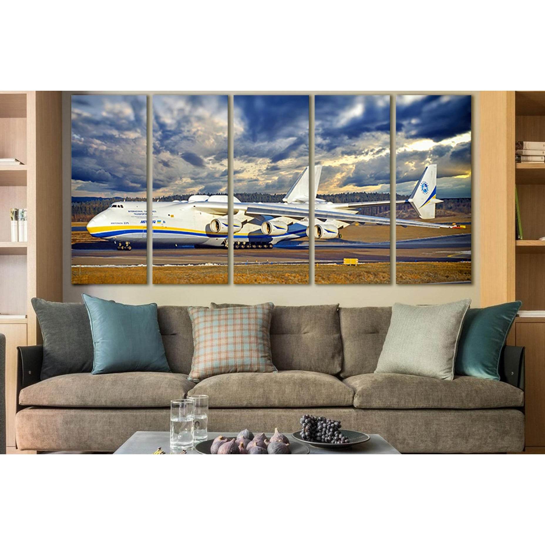 Antonov An-225 Mriya On The Runway №SL1440 Ready to Hang Canvas PrintCanvas art arrives ready to hang, with hanging accessories included and no additional framing required. Every canvas print is hand-crafted, made on-demand at our workshop and expertly st