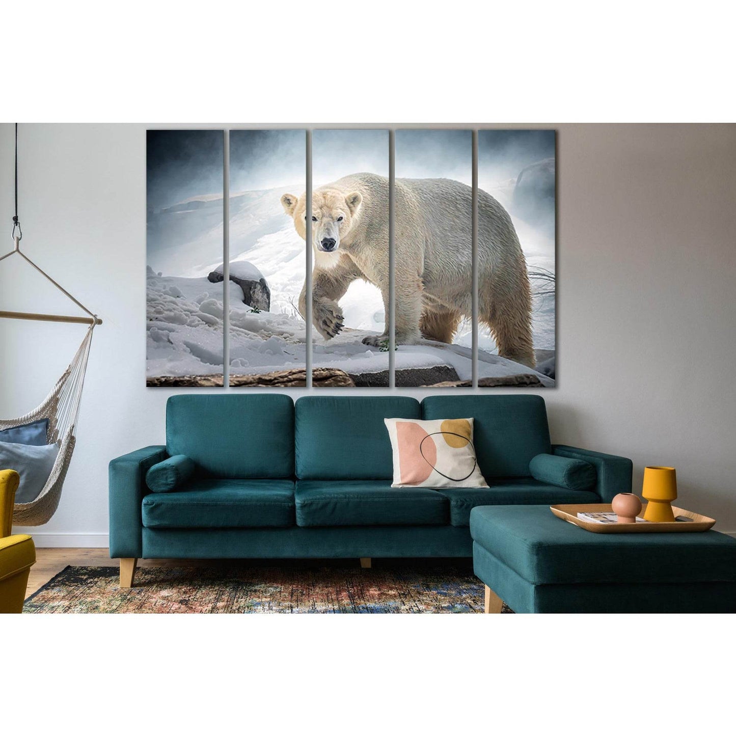 Big Polar Bear №SL1533 Ready to Hang Canvas PrintCanvas art arrives ready to hang, with hanging accessories included and no additional framing required. Every canvas print is hand-crafted, made on-demand at our workshop and expertly stretched around 100%