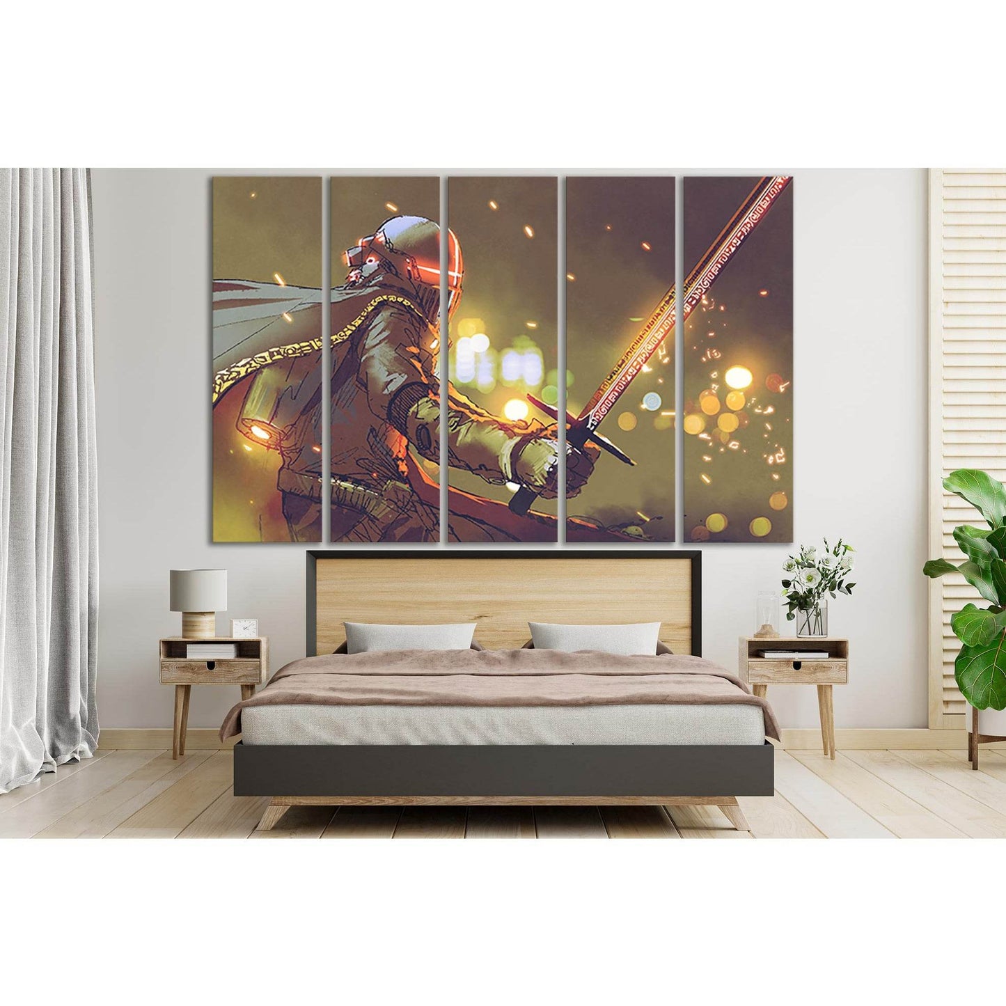 Astro Knight In Futuristic Armor №SL1266 Ready to Hang Canvas PrintCanvas art arrives ready to hang, with hanging accessories included and no additional framing required. Every canvas print is hand-crafted, made on-demand at our workshop and expertly stre