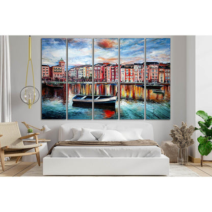 Venice The Sunset Oil Painting №SL593 Ready to Hang Canvas PrintCanvas art arrives ready to hang, with hanging accessories included and no additional framing required. Every canvas print is hand-crafted, made on-demand at our workshop and expertly stretch