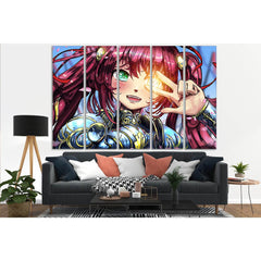 Joyful Anime Style Girl №SL1219 Ready to Hang Canvas PrintCanvas art arrives ready to hang, with hanging accessories included and no additional framing required. Every canvas print is hand-crafted, made on-demand at our workshop and expertly stretched aro