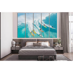 Surfing On Sea Waves №SL161 Ready to Hang Canvas PrintCanvas art arrives ready to hang, with hanging accessories included and no additional framing required. Every canvas print is hand-crafted, made on-demand at our workshop and expertly stretched around
