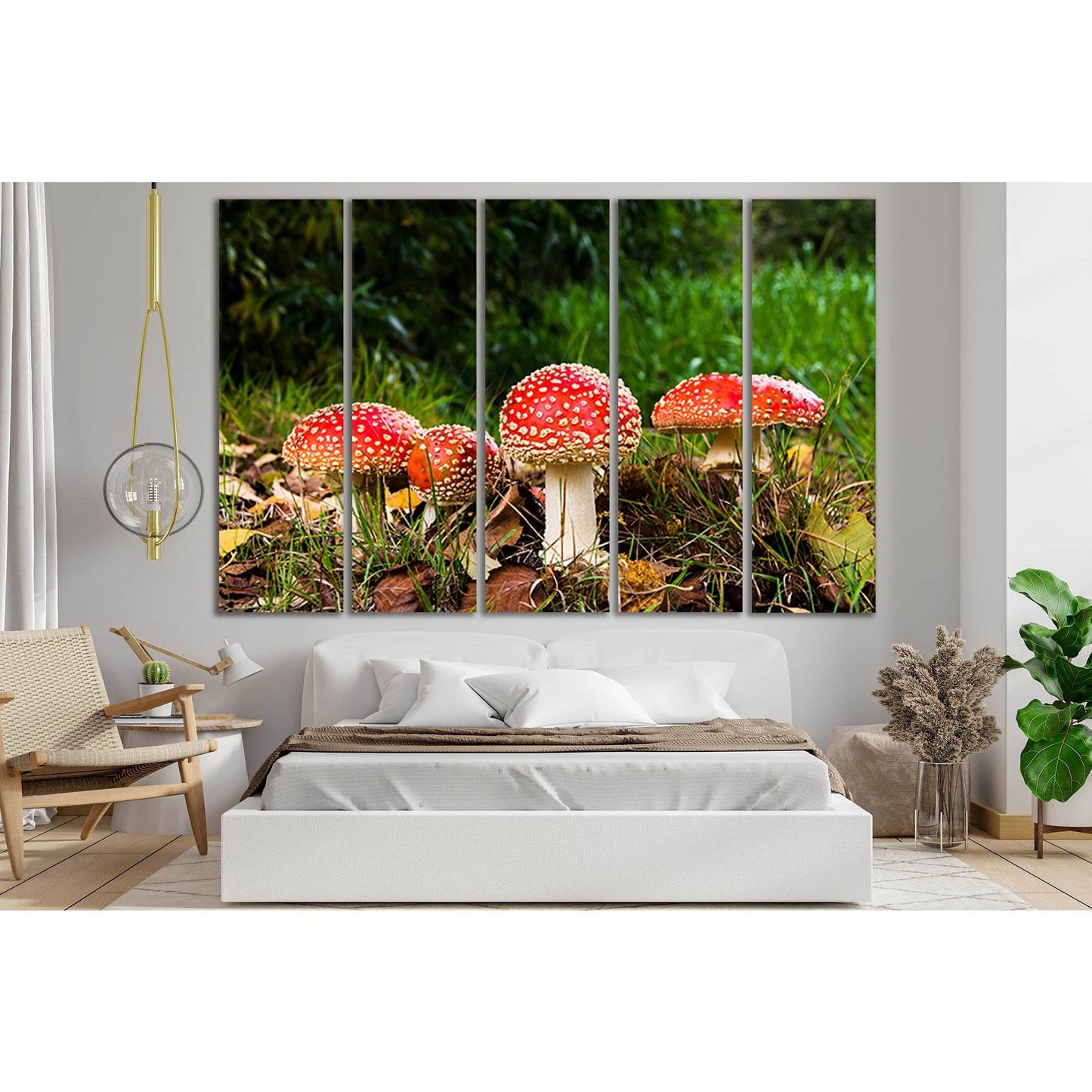 Autumn Red Amanita №SL630 Ready to Hang Canvas PrintCanvas art arrives ready to hang, with hanging accessories included and no additional framing required. Every canvas print is hand-crafted, made on-demand at our workshop and expertly stretched around 10