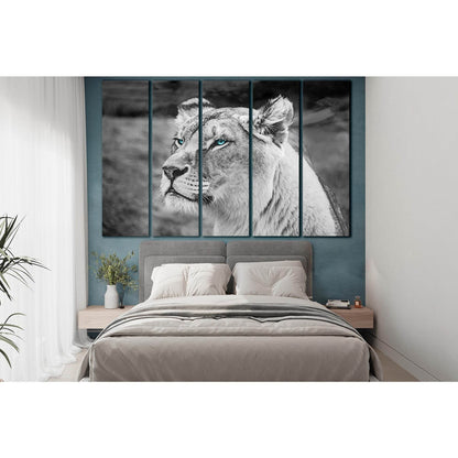 Lion With Blue Eyes №SL1556 Ready to Hang Canvas PrintCanvas art arrives ready to hang, with hanging accessories included and no additional framing required. Every canvas print is hand-crafted, made on-demand at our workshop and expertly stretched around