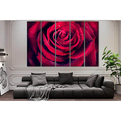 Red Rose Flower №SL705 Ready to Hang Canvas PrintCanvas art arrives ready to hang, with hanging accessories included and no additional framing required. Every canvas print is hand-crafted, made on-demand at our workshop and expertly stretched around 100%