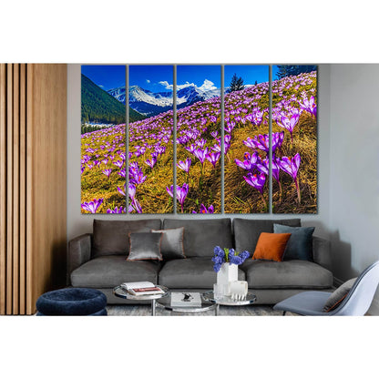 Flowers On The Alps Mountains Slopes №SL1598 Ready to Hang Canvas PrintCanvas art arrives ready to hang, with hanging accessories included and no additional framing required. Every canvas print is hand-crafted, made on-demand at our workshop and expertly