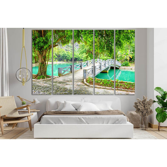 Park With Bridge In Vietnam №SL1107 Ready to Hang Canvas PrintCanvas art arrives ready to hang, with hanging accessories included and no additional framing required. Every canvas print is hand-crafted, made on-demand at our workshop and expertly stretched