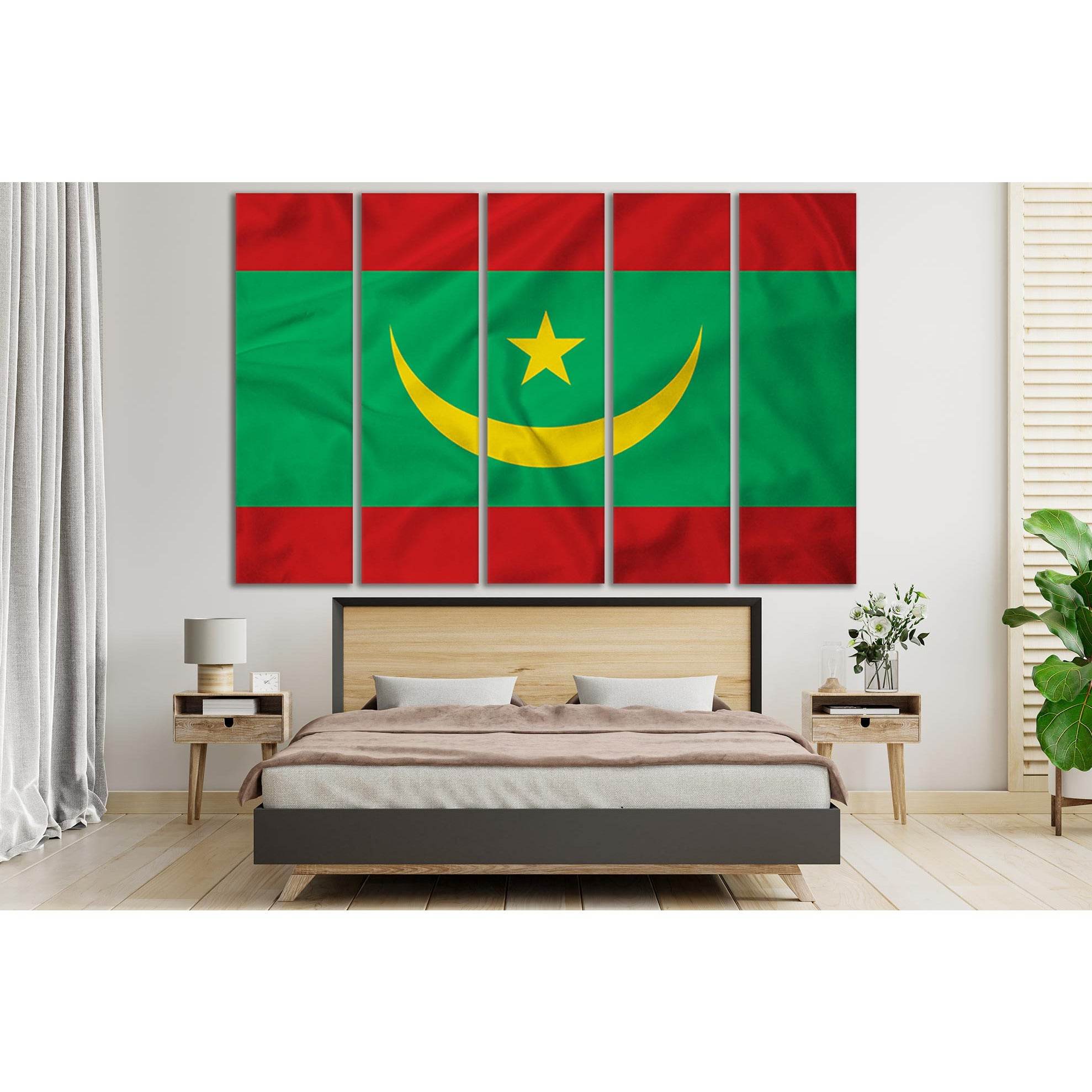 Flag Of Mauritania №SL1187 Ready to Hang Canvas PrintCanvas art arrives ready to hang, with hanging accessories included and no additional framing required. Every canvas print is hand-crafted, made on-demand at our workshop and expertly stretched around 1