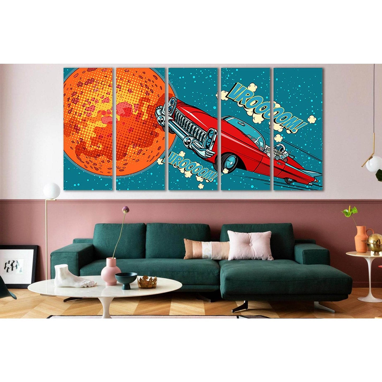 Astronaut Driver In Car On Mars Pop Art №SL536 Ready to Hang Canvas PrintCanvas art arrives ready to hang, with hanging accessories included and no additional framing required. Every canvas print is hand-crafted, made on-demand at our workshop and expertl