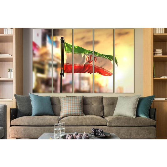 Flag Of Iran №SL1154 Ready to Hang Canvas PrintCanvas art arrives ready to hang, with hanging accessories included and no additional framing required. Every canvas print is hand-crafted, made on-demand at our workshop and expertly stretched around 100% No