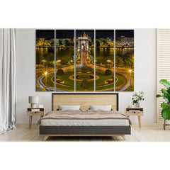 Chain Bridge In Budapest №SL1109 Ready to Hang Canvas PrintCanvas art arrives ready to hang, with hanging accessories included and no additional framing required. Every canvas print is hand-crafted, made on-demand at our workshop and expertly stretched ar