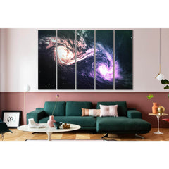 Two Galaxies In Deep Space №SL400 Ready to Hang Canvas PrintCanvas art arrives ready to hang, with hanging accessories included and no additional framing required. Every canvas print is hand-crafted, made on-demand at our workshop and expertly stretched a