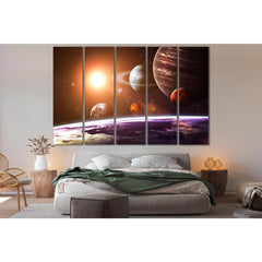 Solar System Planets №SL395 Ready to Hang Canvas PrintCanvas art arrives ready to hang, with hanging accessories included and no additional framing required. Every canvas print is hand-crafted, made on-demand at our workshop and expertly stretched around