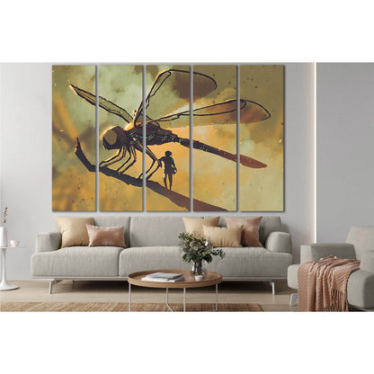 Pilot With Giant Mechanical Dragonfly №SL1258 Ready to Hang Canvas PrintCanvas art arrives ready to hang, with hanging accessories included and no additional framing required. Every canvas print is hand-crafted, made on-demand at our workshop and expertly