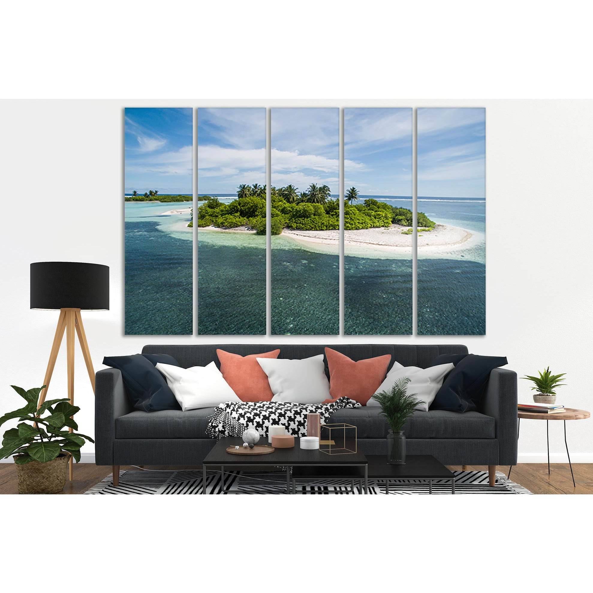 Small Tropical Island №SL93 Ready to Hang Canvas PrintCanvas art arrives ready to hang, with hanging accessories included and no additional framing required. Every canvas print is hand-crafted, made on-demand at our workshop and expertly stretched around