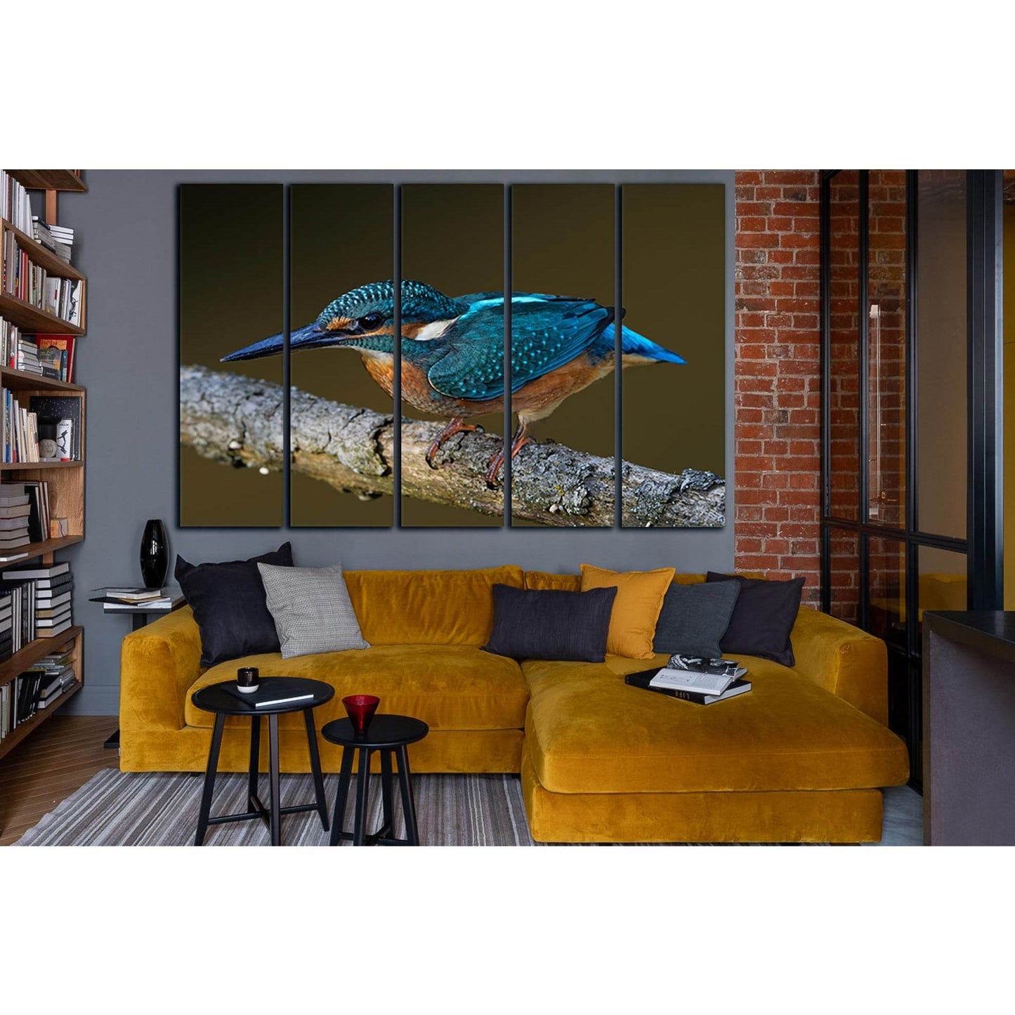 Common Kingfisher Bird Close Up №SL1022 Ready to Hang Canvas PrintCanvas art arrives ready to hang, with hanging accessories included and no additional framing required. Every canvas print is hand-crafted, made on-demand at our workshop and expertly stret