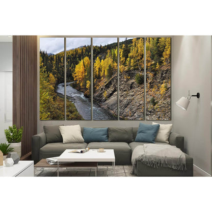 River Trees And Autumn Forest №SL1471 Ready to Hang Canvas PrintCanvas art arrives ready to hang, with hanging accessories included and no additional framing required. Every canvas print is hand-crafted, made on-demand at our workshop and expertly stretch