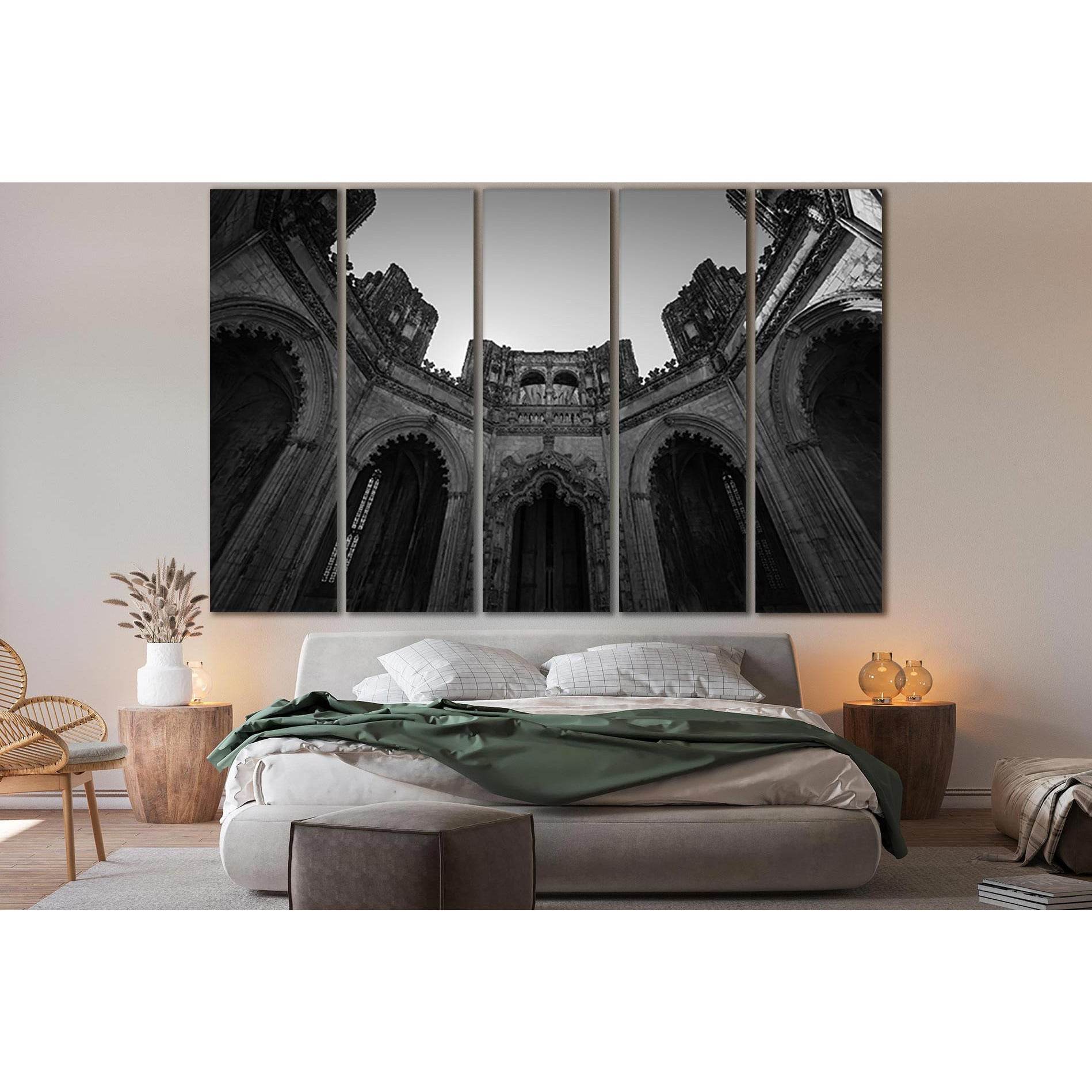 Batalha Monastery Black And White №SL852 Ready to Hang Canvas PrintCanvas art arrives ready to hang, with hanging accessories included and no additional framing required. Every canvas print is hand-crafted, made on-demand at our workshop and expertly stre