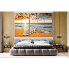 Colorful Sunset On The Sea №SL137 Ready to Hang Canvas PrintCanvas art arrives ready to hang, with hanging accessories included and no additional framing required. Every canvas print is hand-crafted, made on-demand at our workshop and expertly stretched a