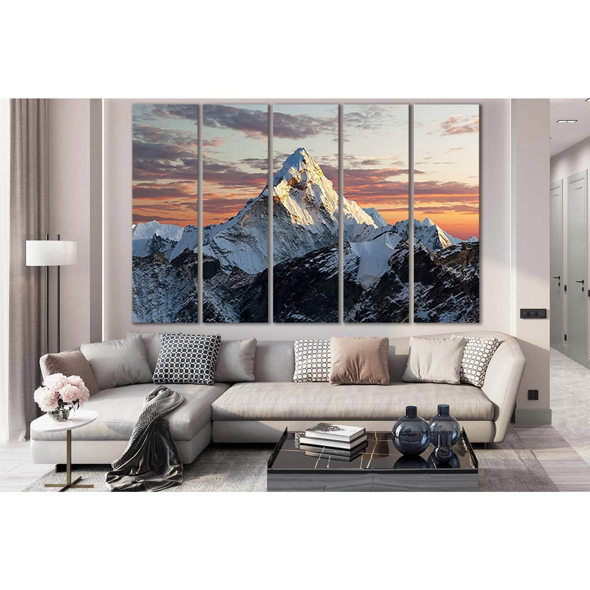 Mount At Sunset №SL1595 Ready to Hang Canvas PrintCanvas art arrives ready to hang, with hanging accessories included and no additional framing required. Every canvas print is hand-crafted, made on-demand at our workshop and expertly stretched around 100%