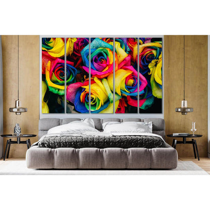 Background Of Colored Roses №SL700 Ready to Hang Canvas PrintCanvas art arrives ready to hang, with hanging accessories included and no additional framing required. Every canvas print is hand-crafted, made on-demand at our workshop and expertly stretched