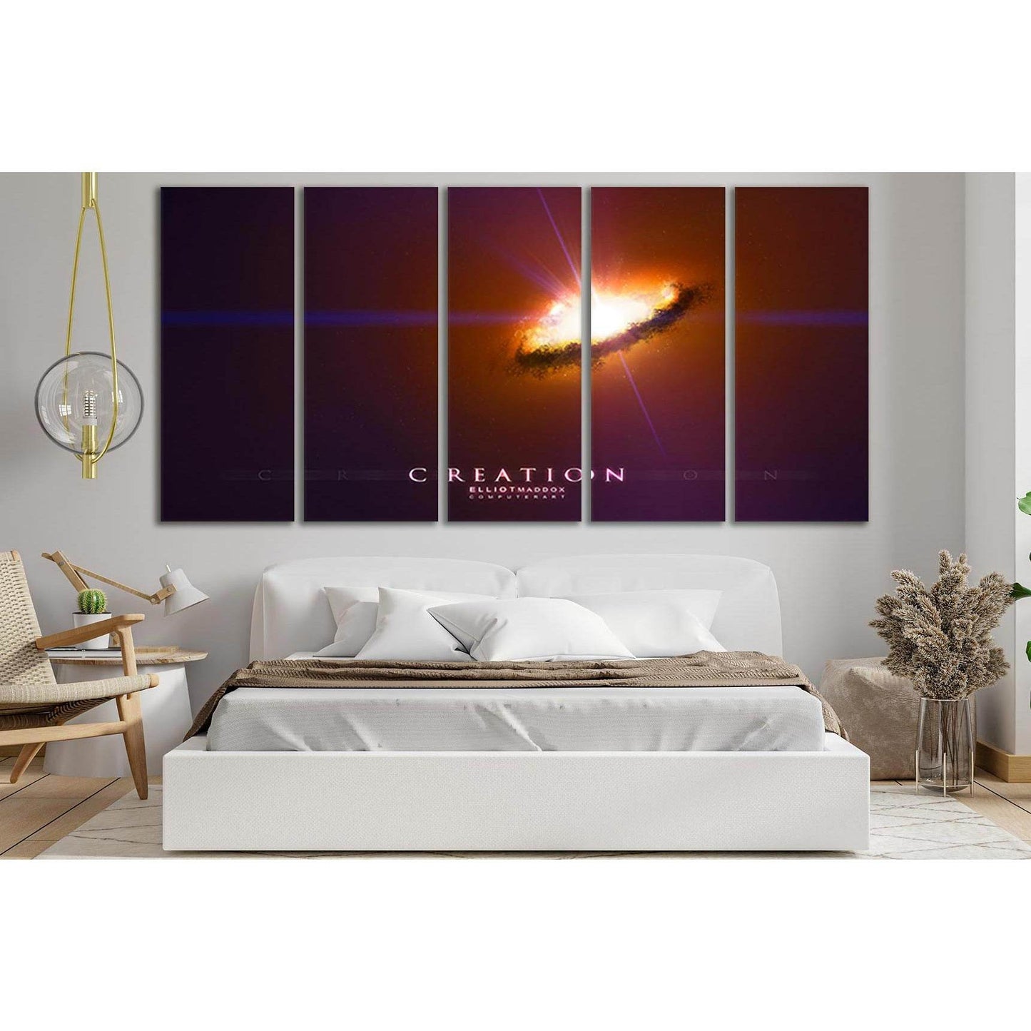 Galaxy Creation Space №SL391 Ready to Hang Canvas PrintCanvas art arrives ready to hang, with hanging accessories included and no additional framing required. Every canvas print is hand-crafted, made on-demand at our workshop and expertly stretched around