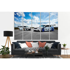 Two Sports Cars On The Road №SL919 Ready to Hang Canvas PrintCanvas art arrives ready to hang, with hanging accessories included and no additional framing required. Every canvas print is hand-crafted, made on-demand at our workshop and expertly stretched