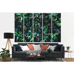 Tropical Green Leaves №SL679 Ready to Hang Canvas PrintCanvas art arrives ready to hang, with hanging accessories included and no additional framing required. Every canvas print is hand-crafted, made on-demand at our workshop and expertly stretched around