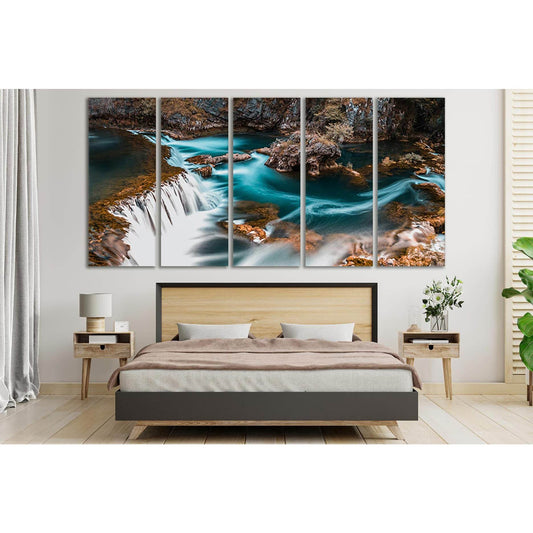 Beautiful Waterfall Top View №SL455 Ready to Hang Canvas PrintCanvas art arrives ready to hang, with hanging accessories included and no additional framing required. Every canvas print is hand-crafted, made on-demand at our workshop and expertly stretched