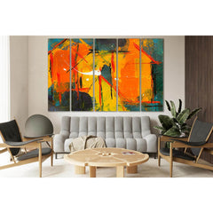 Abstract Oil Painting №SL582 Ready to Hang Canvas PrintCanvas art arrives ready to hang, with hanging accessories included and no additional framing required. Every canvas print is hand-crafted, made on-demand at our workshop and expertly stretched around