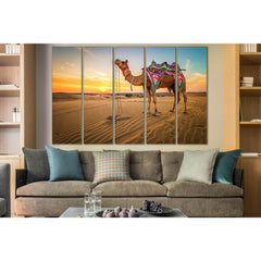 Camel In The Desert №SL1015 Ready to Hang Canvas PrintCanvas art arrives ready to hang, with hanging accessories included and no additional framing required. Every canvas print is hand-crafted, made on-demand at our workshop and expertly stretched around