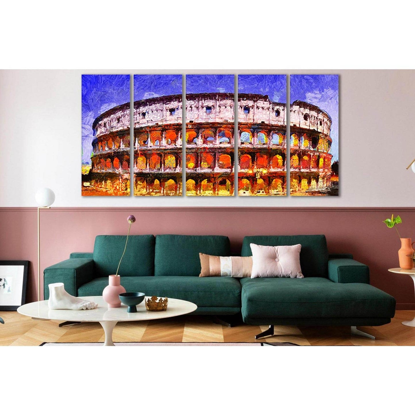 Coliseum In Rome At Night №SL607 Ready to Hang Canvas PrintCanvas art arrives ready to hang, with hanging accessories included and no additional framing required. Every canvas print is hand-crafted, made on-demand at our workshop and expertly stretched ar