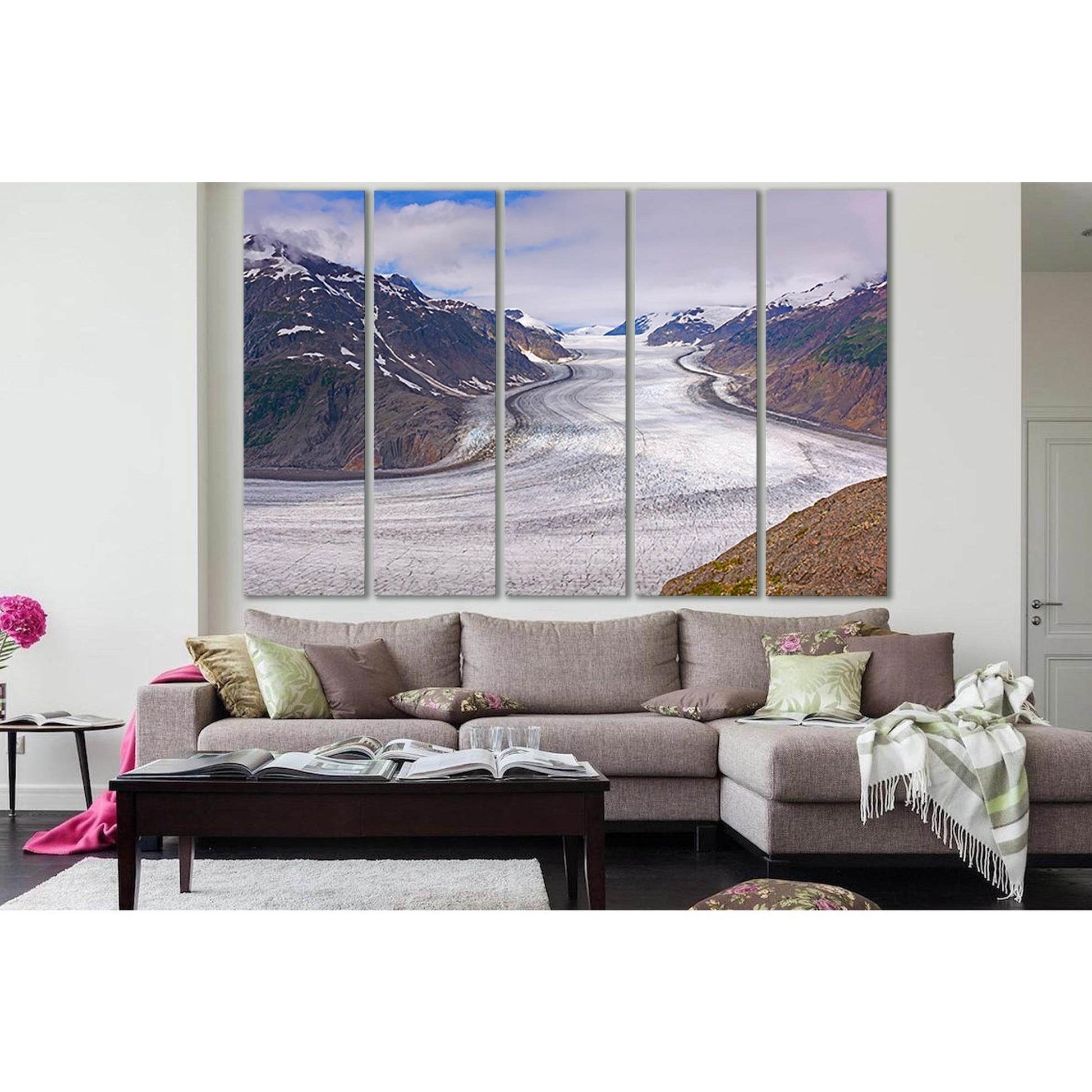 Large Alpine Salmon Glacier №SL1316 Ready to Hang Canvas PrintCanvas art arrives ready to hang, with hanging accessories included and no additional framing required. Every canvas print is hand-crafted, made on-demand at our workshop and expertly stretched