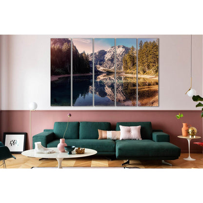 Alps Famous Braies Lake №sl06 Ready to Hang Canvas PrintCanvas art arrives ready to hang, with hanging accessories included and no additional framing required. Every canvas print is hand-crafted, made on-demand at our workshop and expertly stretched aroun