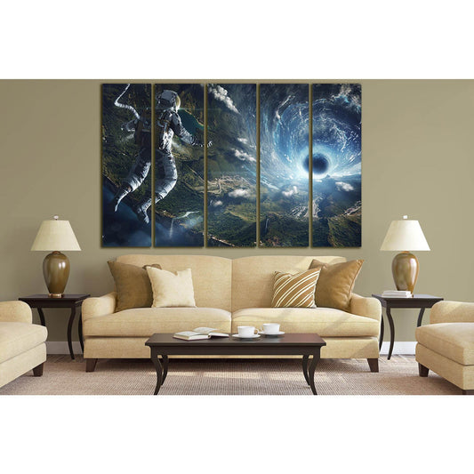 Space And Astronaut №SL427 Ready to Hang Canvas PrintCanvas art arrives ready to hang, with hanging accessories included and no additional framing required. Every canvas print is hand-crafted, made on-demand at our workshop and expertly stretched around 1