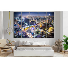 Bangkok Skyline №SL331 Ready to Hang Canvas PrintCanvas art arrives ready to hang, with hanging accessories included and no additional framing required. Every canvas print is hand-crafted, made on-demand at our workshop and expertly stretched around 100%