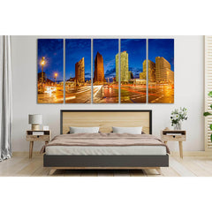 Germany Berlin Night Panorama №SL301 Ready to Hang Canvas PrintCanvas art arrives ready to hang, with hanging accessories included and no additional framing required. Every canvas print is hand-crafted, made on-demand at our workshop and expertly stretche