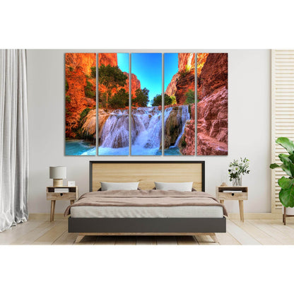 Waterfalls Grand Canyon №SL469 Ready to Hang Canvas PrintCanvas art arrives ready to hang, with hanging accessories included and no additional framing required. Every canvas print is hand-crafted, made on-demand at our workshop and expertly stretched arou