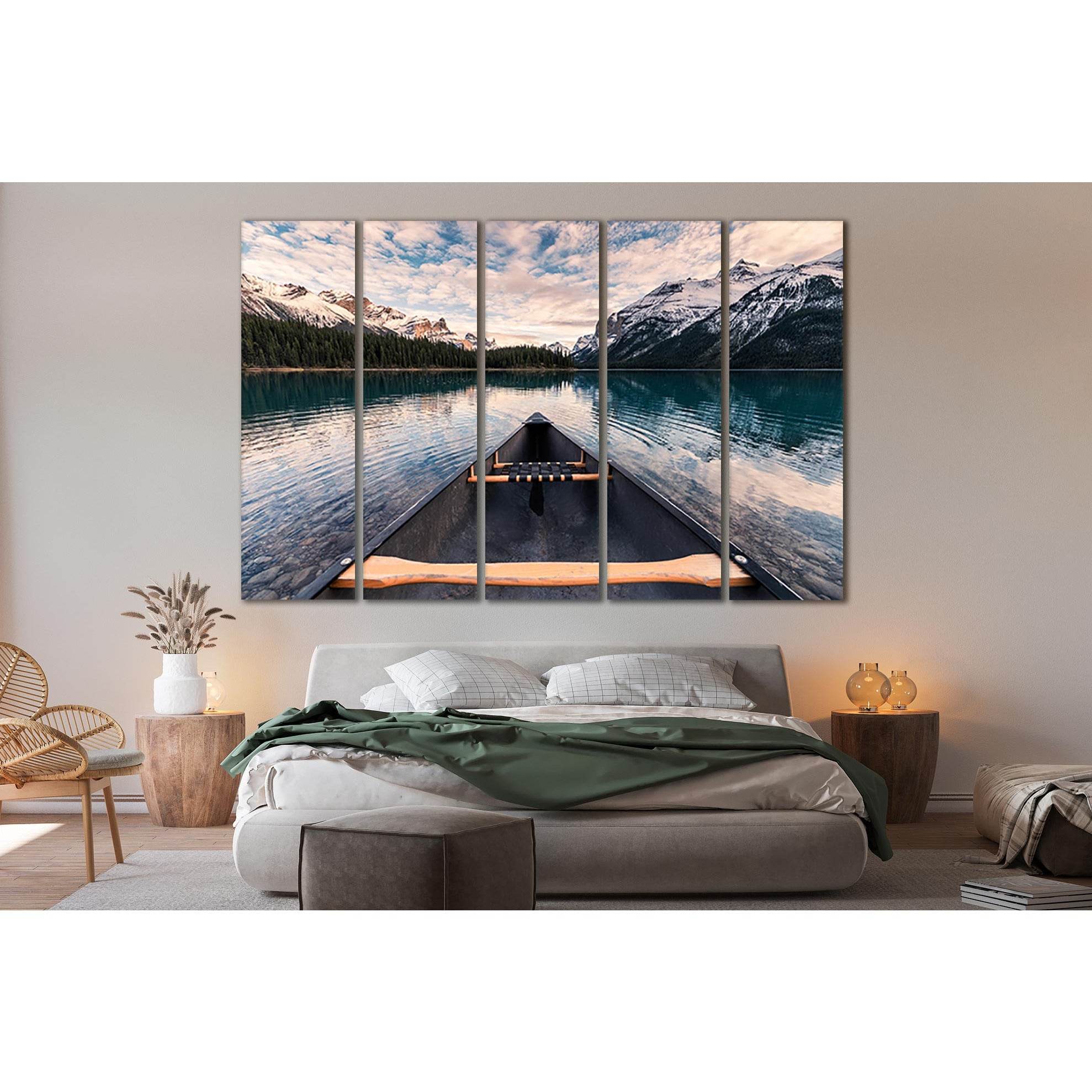 Maligne Lake №Sl41 Ready to Hang Canvas PrintCanvas art arrives ready to hang, with hanging accessories included and no additional framing required. Every canvas print is hand-crafted, made on-demand at our workshop and expertly stretched around 100% Nort