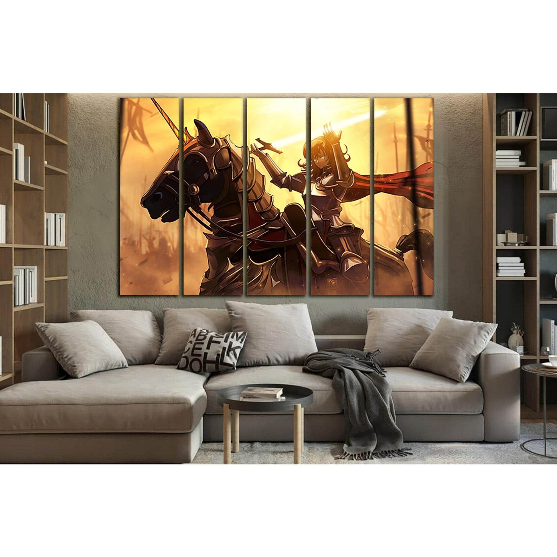 Girl Knight Riding A Horse №SL1226 Ready to Hang Canvas PrintCanvas art arrives ready to hang, with hanging accessories included and no additional framing required. Every canvas print is hand-crafted, made on-demand at our workshop and expertly stretched