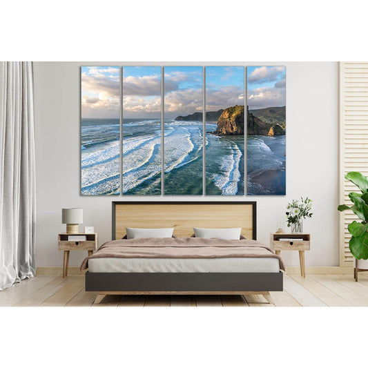 Lion Rock And Piha Beach №SL154 Ready to Hang Canvas PrintCanvas art arrives ready to hang, with hanging accessories included and no additional framing required. Every canvas print is hand-crafted, made on-demand at our workshop and expertly stretched aro