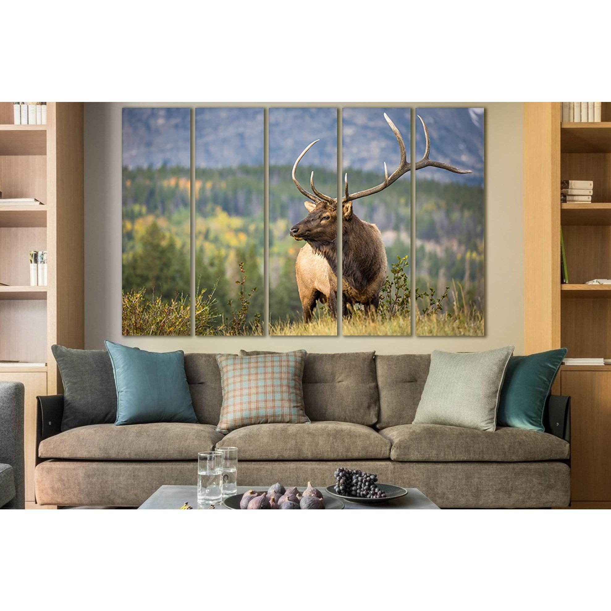 Deer With Beautiful Antlers №SL1049 Ready to Hang Canvas PrintCanvas art arrives ready to hang, with hanging accessories included and no additional framing required. Every canvas print is hand-crafted, made on-demand at our workshop and expertly stretched