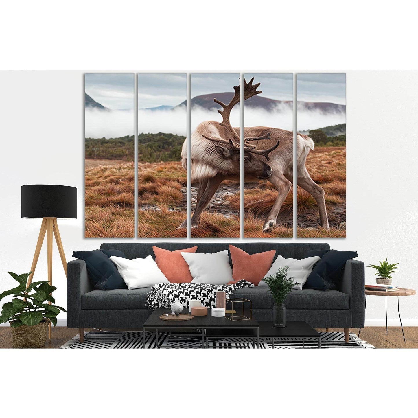 Beautiful Reindeer №SL1031 Ready to Hang Canvas PrintCanvas art arrives ready to hang, with hanging accessories included and no additional framing required. Every canvas print is hand-crafted, made on-demand at our workshop and expertly stretched around 1