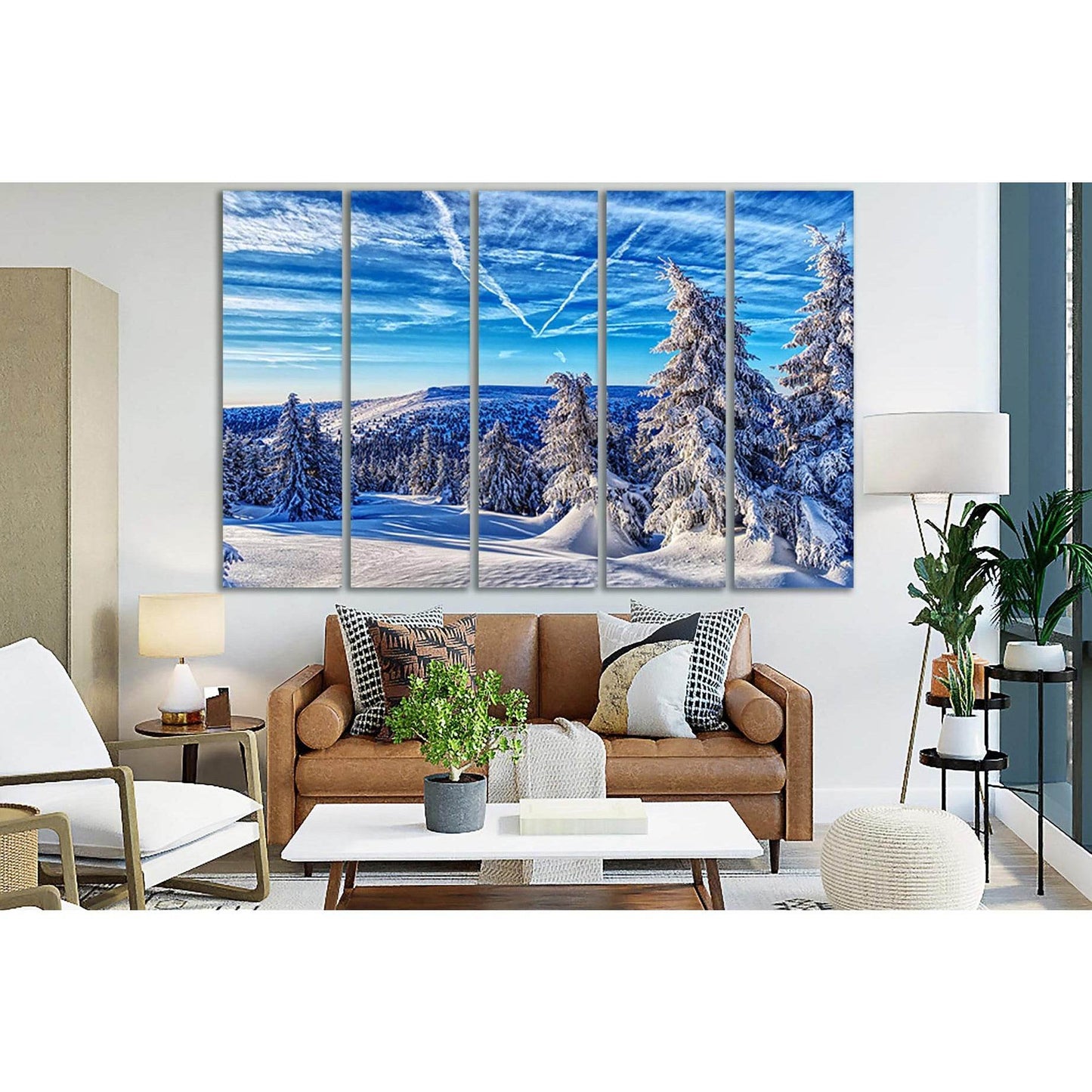 Winter Mountain Nature №SL1075 Ready to Hang Canvas PrintCanvas art arrives ready to hang, with hanging accessories included and no additional framing required. Every canvas print is hand-crafted, made on-demand at our workshop and expertly stretched arou