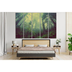 Forest Trees In The Fog №SL514 Ready to Hang Canvas PrintCanvas art arrives ready to hang, with hanging accessories included and no additional framing required. Every canvas print is hand-crafted, made on-demand at our workshop and expertly stretched arou